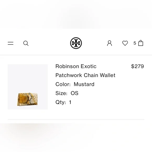 Tory Burch Chain Wallet - Picture 6 of 9